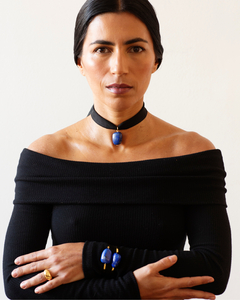 CHOKER KAHLO LÁPIS LAZULI