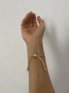 PULSEIRA ESFERAS OURO - Feixe Acessórios