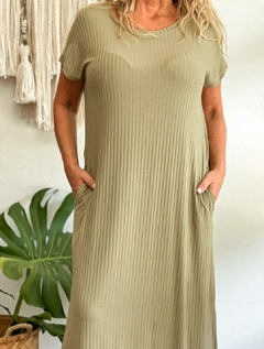 Vestido Malaga Oliva - comprar online