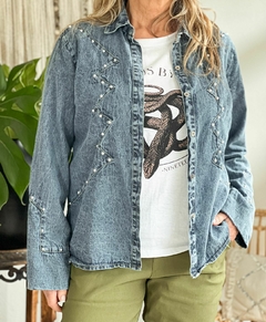 Camisa Jean Tachas (efectivo/transferencia $42.415) - comprar online