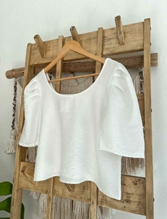 Blusa Consuelo Blanca (efectivo/transferencia $19.465) - comprar online