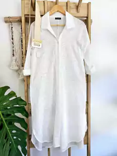 Vestido Camisero Broderie (efectivo/transferencia $57.715) - tienda online