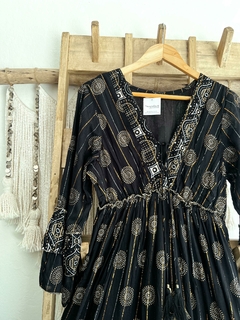 Vestido Boho Negro (efectivo/transferencia $67.915)