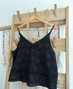 Musculosa Carmela Negra (efectivo/transferencia $15.215) - comprar online