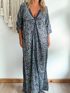 Kimono Agra Azul (efectivo/transferencia $67.915) - Magnolias Showroom