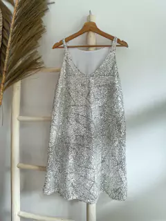 Vestido Shine Plateado (efectivo/transferencia $34.800) en internet