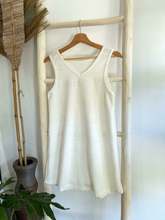 Vestido Playero Blanco (efectivo/transferencia $18.615) - tienda online