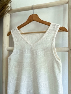 Vestido Playero Blanco (efectivo/transferencia $18.615) - comprar online