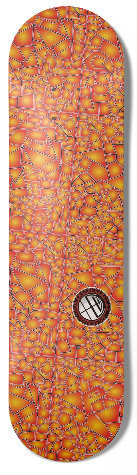 CDP Tabla Skate Guatambu Mosaico Orange 8.5