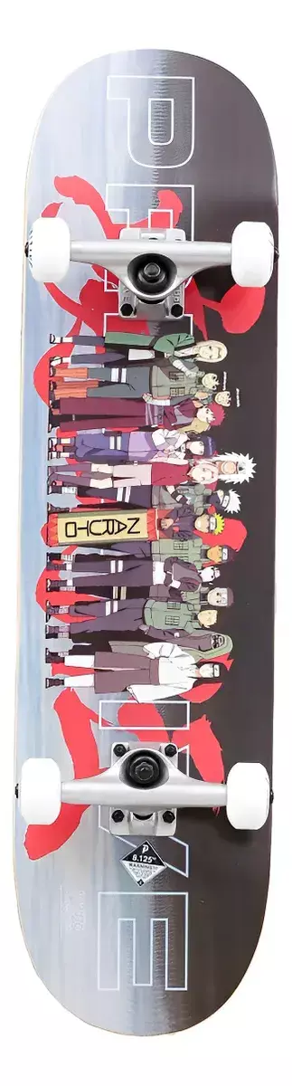 PRIMITIVE Skate Completo Maple Naruto Leaf 8.125