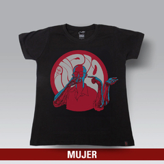 Remera Indio Cantante - Ilustrada por Serafin - Mujer (DTG)