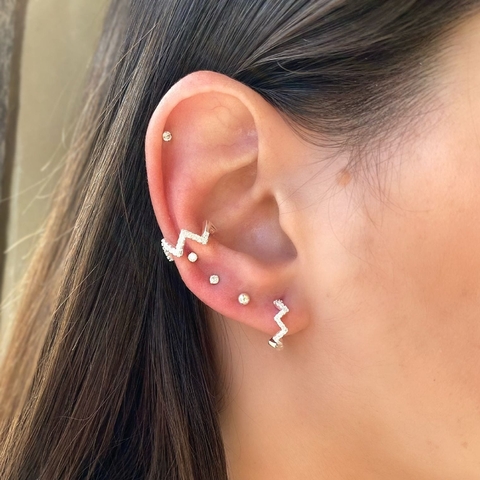 Piercing Fake zigzag
