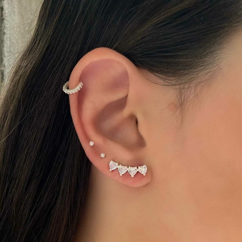 Brinco Earcuff 4 gotas