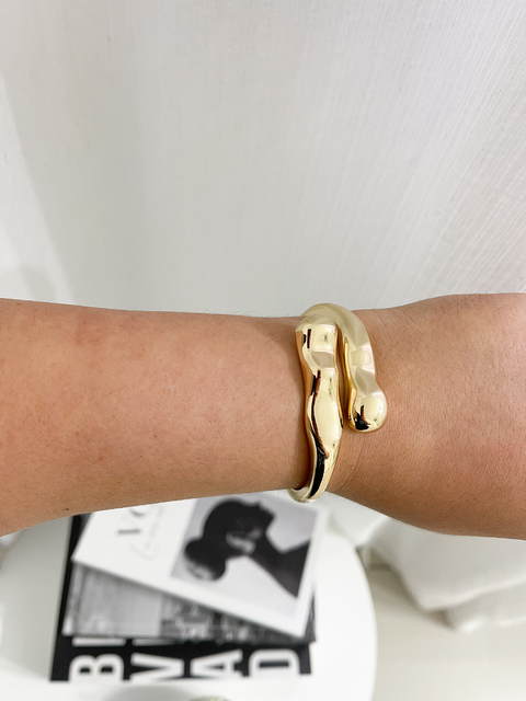 Bracelete Orgânico Dourado - comprar online