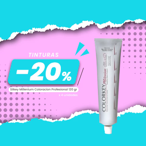 Silkey Millenium Coloracion Profesional 120 gr x 4 unidades - comprar online