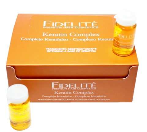Fidelite Ampollas Keratina Caja De 12 X15ml C/u