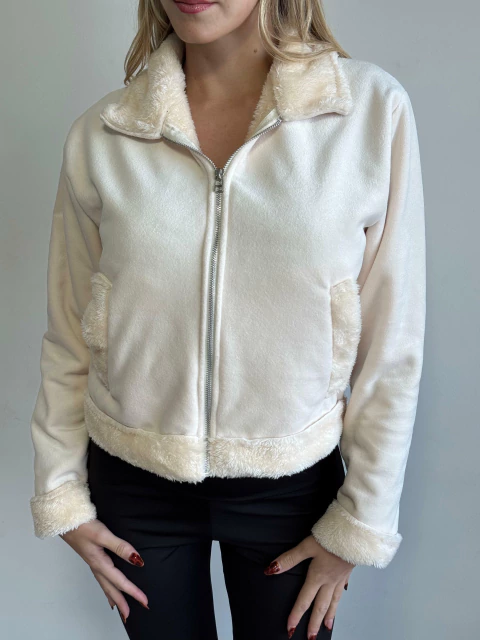 Campera suede piel - comprar online