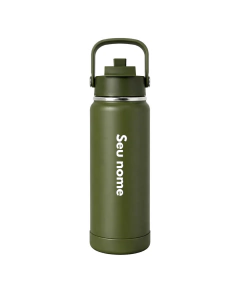 Garrafa Térmica Personalizável Verde 600ml na internet