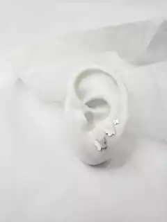 Trio de brincos borboleta origami - comprar online