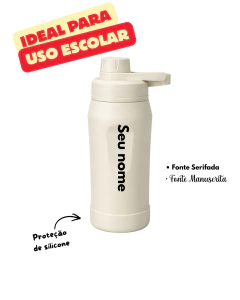 Garrafa Térmica Personalizável Off White 350ml - comprar online