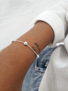 Pulseiras esferas média
