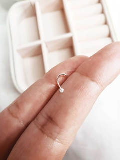 Piercing nariz zircônia