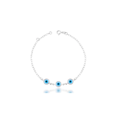 Pulseira Olho Grego Branco - comprar online