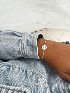 Pulseira "Seja Forte e Corajosa" - Azolla Pratas