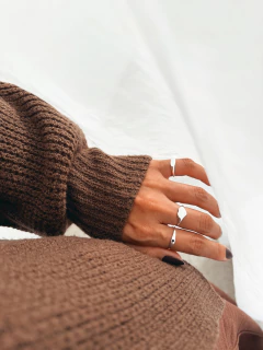 Anel detalhe oval ajustável - comprar online