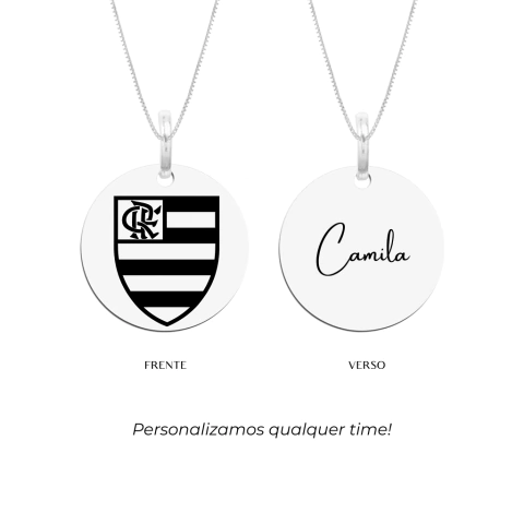 Colar personalizável time (de sua escolha) - comprar online