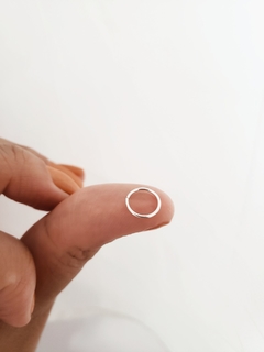 Piercing argolinha para nariz 8mm