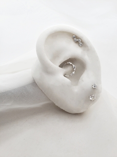 Piercing cluster 4 zircônias - comprar online