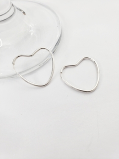 Argola coração 20mm