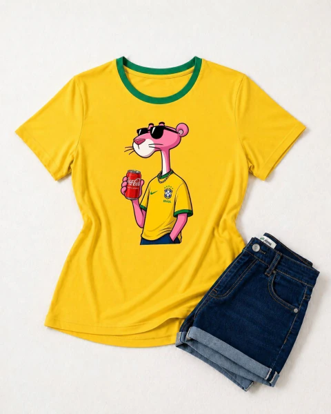 Camiseta T-Shirt Pantera Brasileira