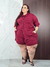 Conjunto Camisa E Short - Efraim Modas Plus Size