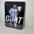 Chapas de Messi de acero 33.5x24cm - comprar online