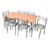 Juego Mesa y Sillas Rina N° 6 - comprar online