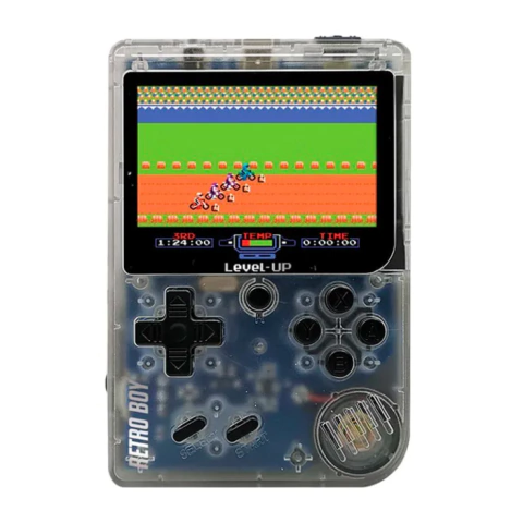 Consola Retro Boy Transparente