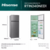 Heladera Hisense 240L Gris RT1N240NED1 - Casa Mandrile