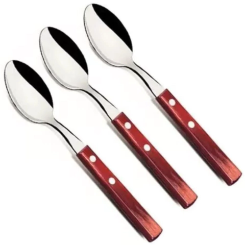 Juego Cucharitas Té Tramontina 3 pzas Polywood - comprar online