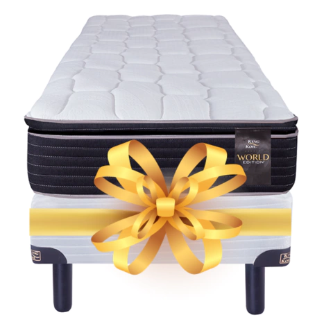 Colchon King Koil Finesse 0.80 + SOMMIER DE REGALO