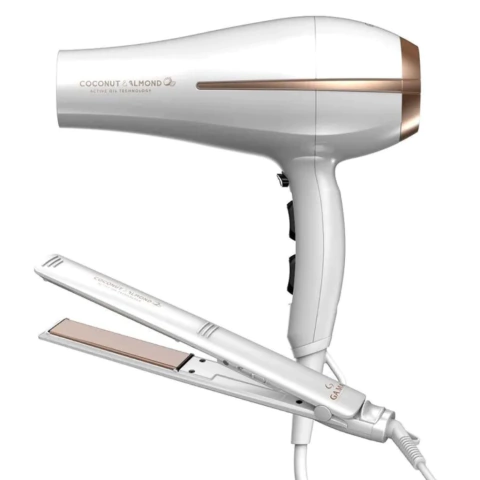 Combo Gama Secador Bora + Planchita Elegance Coc-Alm - comprar online