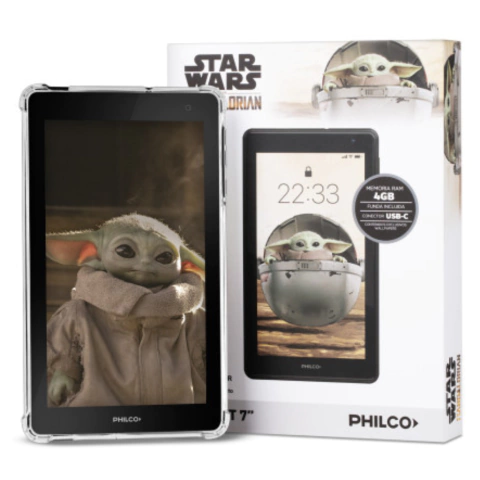 Tablet Philco 7" Disney con Funda 4GB 64GB TP7A464DFE - comprar online