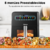 Freidora de Aire Hisense Digital 8L H09AFBKS4S - tienda online