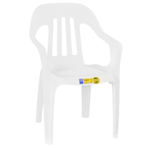 Silla Plastica Voss 2000 Fiesta Blanca - comprar online
