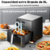 Freidora de Aire Hisense Digital 8L H09AFBKS4S - comprar online