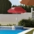 Sombrilla Delos Roja 200cm de Diametro Altura Máxima 190cm - comprar online
