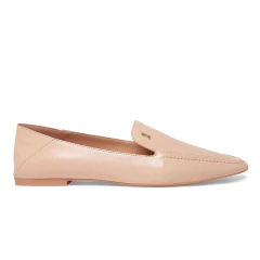 Mocassim Santa Lolla Couro Flat Bico Quadrado - WN Shoes