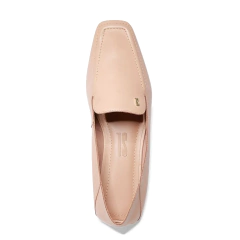 Imagem do Mocassim Santa Lolla Couro Flat Bico Quadrado