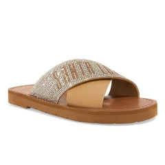 Tamanco Santa Lolla Tiras Cruzadas Com Strass na internet